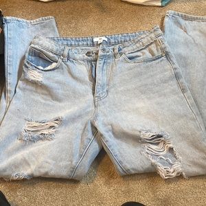 BP destroyed mom jeans